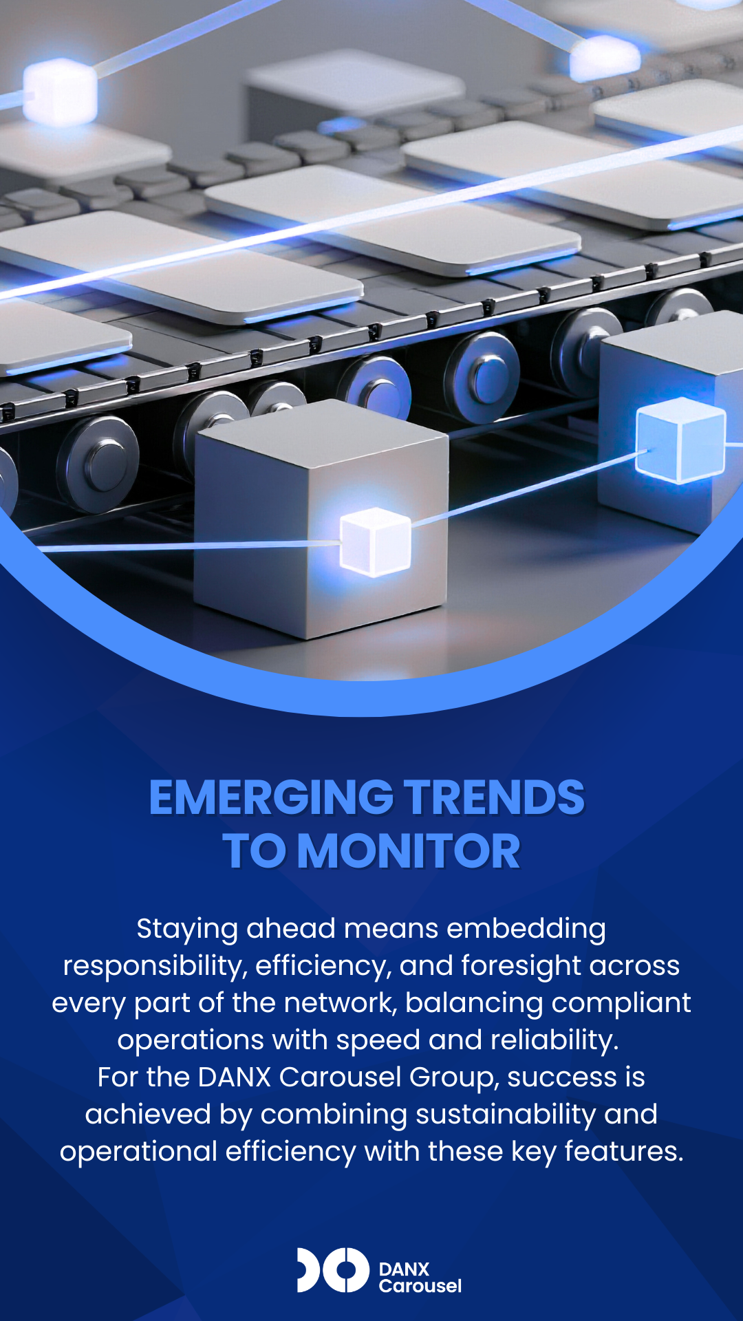 DCG Logistics Trends 2026 A conveyor belt featuring automation