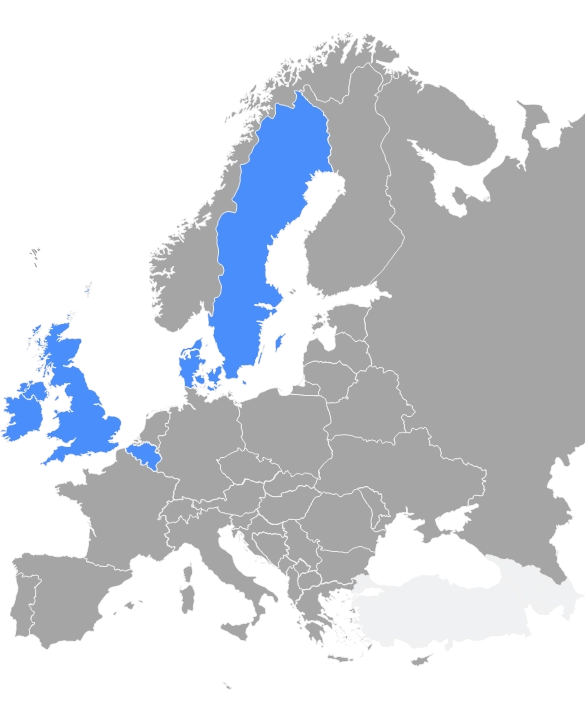 map of relevant countries highlighted